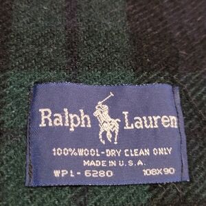 Vintage Ralph Lauren Wool King Size Blanket